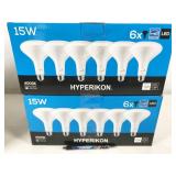 12 bulbs, HyperBR40-404, Hyperikon LED 15W 4000K