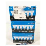 18 bulbs, HyperPAR20-27, Hyperikon LED 8W 2700K