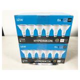 6 bulbs, HyperPAR30-27, Hyperikon LED 12W 2700K