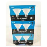6 PAR30 bulbs, Hyperikon LED 10W 2700K (4pc) and