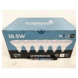 6 bulbs, HyperPAR38-17D27, Hyperikon LED 16.5W