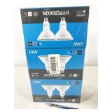 6 bulbs, HyperPAR38-27, Hyperikon LED 14W 2700K