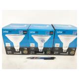 3 bulbs, HyperPAR38-40, Hyperikon LED 14W 4000K