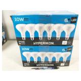 12 bulbs, HyperSBR30-27, Hyperikon LED 10W 2700K
