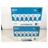 12 bulbs, HyperSBR40-40, Hyperikon LED 15W 4000K