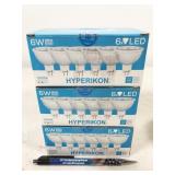 18 bulbs, HyperMR16-30, Hyperikon LED 6W 3000K