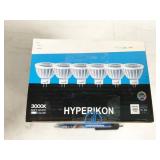 18 bulbs, HyperMR16-30, Hyperikon LED 7W 3000K