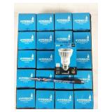20 bulbs, HyperPAR16-27, Hyperikon LED 8W 2700K