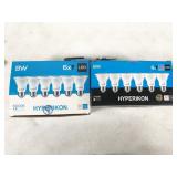 12 bulbs, HyperPAR20, Hyperikon LED 8W 5000K and