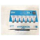 12 bulbs, HyperPAR20-50, Hyperikon LED 8W 5000K