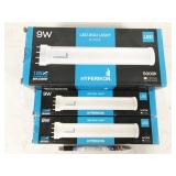 6 bulbs, Hyper2G11-9W50, Hyperikon LED 9W 5000K