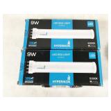 8 bulbs, Hyper2G11-9W50, Hyperikon LED 9W 5000K