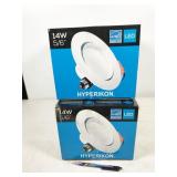 9 bulbs, HyperDownlight56R-30, Hyperikon LED 14W