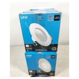 12 bulbs, HyperDownlight6-402, Hyperikon LED 14W