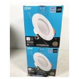 10 bulbs, HyperDownlight6-403, Hyperikon LED 19W