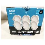 6 bulbs, HyperJBDL6-30, Hyperikon LED 11.6W 3000K
