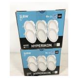 12 bulbs, HyperJBDL6-40, Hyperikon LED 11.6W