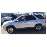 2003 Acura MDX Touring silver 4-door suv,