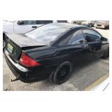 2001 Honda Civic EX black 2-door coupe, 146263mi,