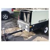 Sullair 185 portable ar compressor, showing