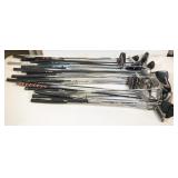 28pc assorted used golf clubs