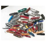 assorted multi-tool knives