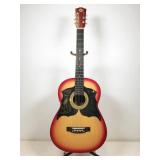 acoustic guitar on stand, model 345