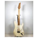 Cimar by Ibanez electric guitar on stand