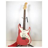 Baltimore electric guitar on stand