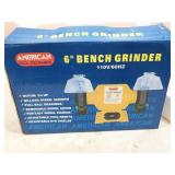 American Tool Exchange 6" bench grinder, old new