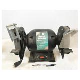 Bench Basics 6" bench grinder, works