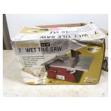 FlorCraft WTC180 bench top 7" wet tile saw, old