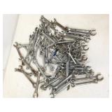 assorted tubing wrenches, metric and standard