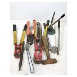 bolt cutters and tubing benders