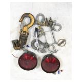 u-bolts, hook, tail lights