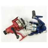 pair of reels: Abu Garcia Cardinal Bronco &