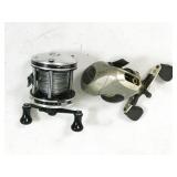 pair of reels: AC500CX & Abu Garcia