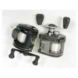 pair of reels: Quantum 1310MGC & Abu Garcia