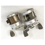 pair of reels: Quantun US300 & BC2