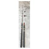 pair of deep sea fishing rods: Pflueger Trion GX