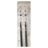 pair of deep sea fishing rods: Shakespeare Alpha