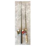 pair of spinner rods/reels: Zebco RT