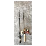pair of spinner rods/reels: Mitchell Advanta