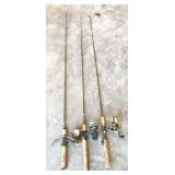 3pc spinner rods/reels: Zebco RT