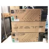 12 tubes, Hyperikon LED 18W 5000K & 400K T8 2x2