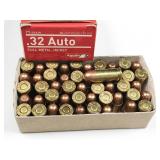 32 auto ammo, box of 49rds, Aguila, 71gr, FMJ