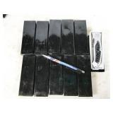 asorted folding knives