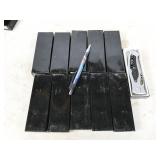 asorted folding knives