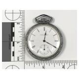 VINTAGE Elgin pocket watch, appears to keep time