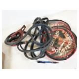 3 sets of jumper cables, 2 NEW/ 1 used, not